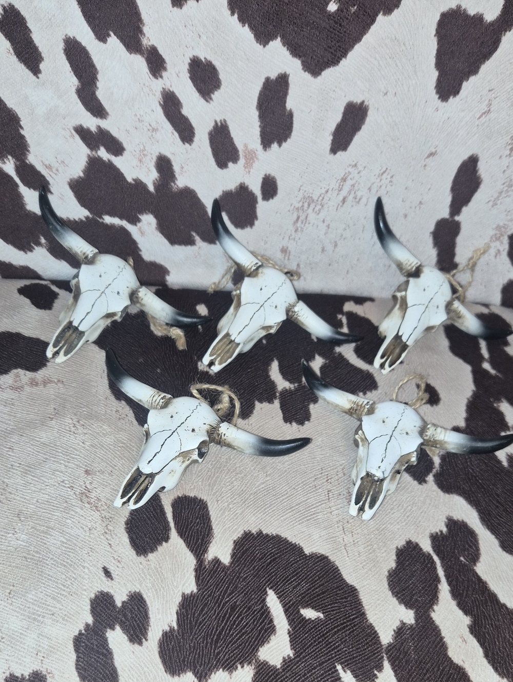 🎄🐮🖤Cow Skull Ornaments🐮🖤🎄